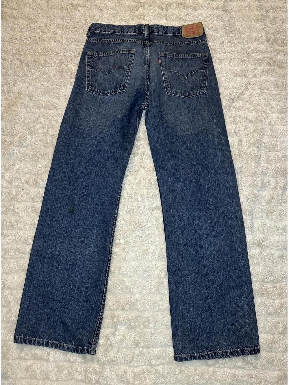 Levi's 550 Relaxed Fit medium wash straight leg denim jeans Size 29x29 - Picture 6 of 10